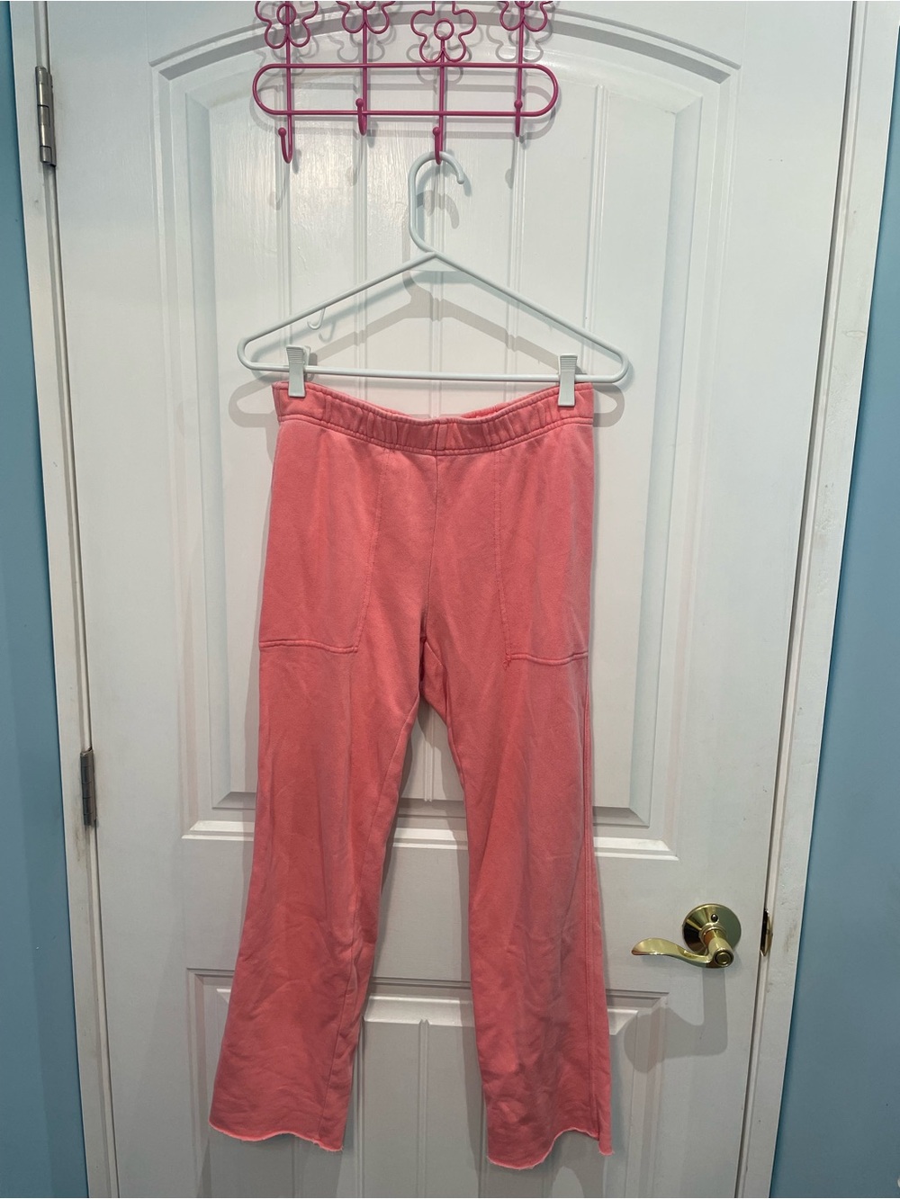 aerie Coral Pink Pull-On Sweatpants